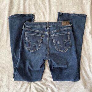 Hollister Mid-Rise Dark Wash Bootcut Jeans